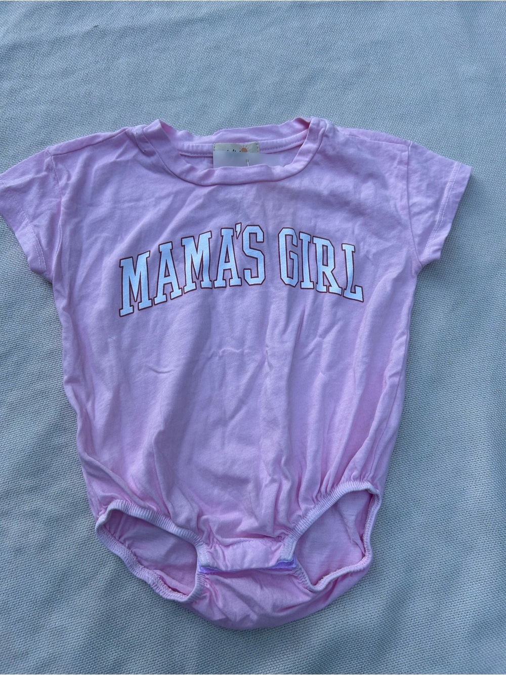 Pink "MAMA'S GIRL" One-Piece Bodysuit for Kids